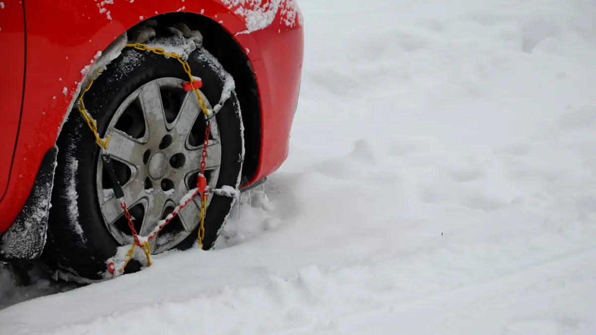 como iniciar marcha con nieve en calzada